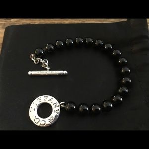 Tiffany & Co. Black Onyx Toggle Bracelet